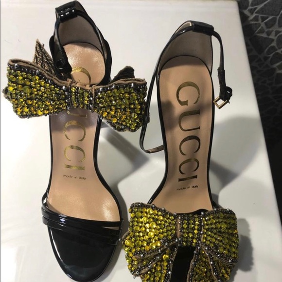 Gucci amazing sandals with bows, size 6 - Picture 3 of 11